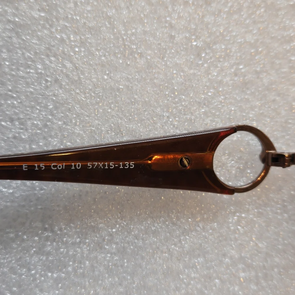 Rectangular Copper Eyeglass Frames with Snakeskin Accents – ESTRELLA